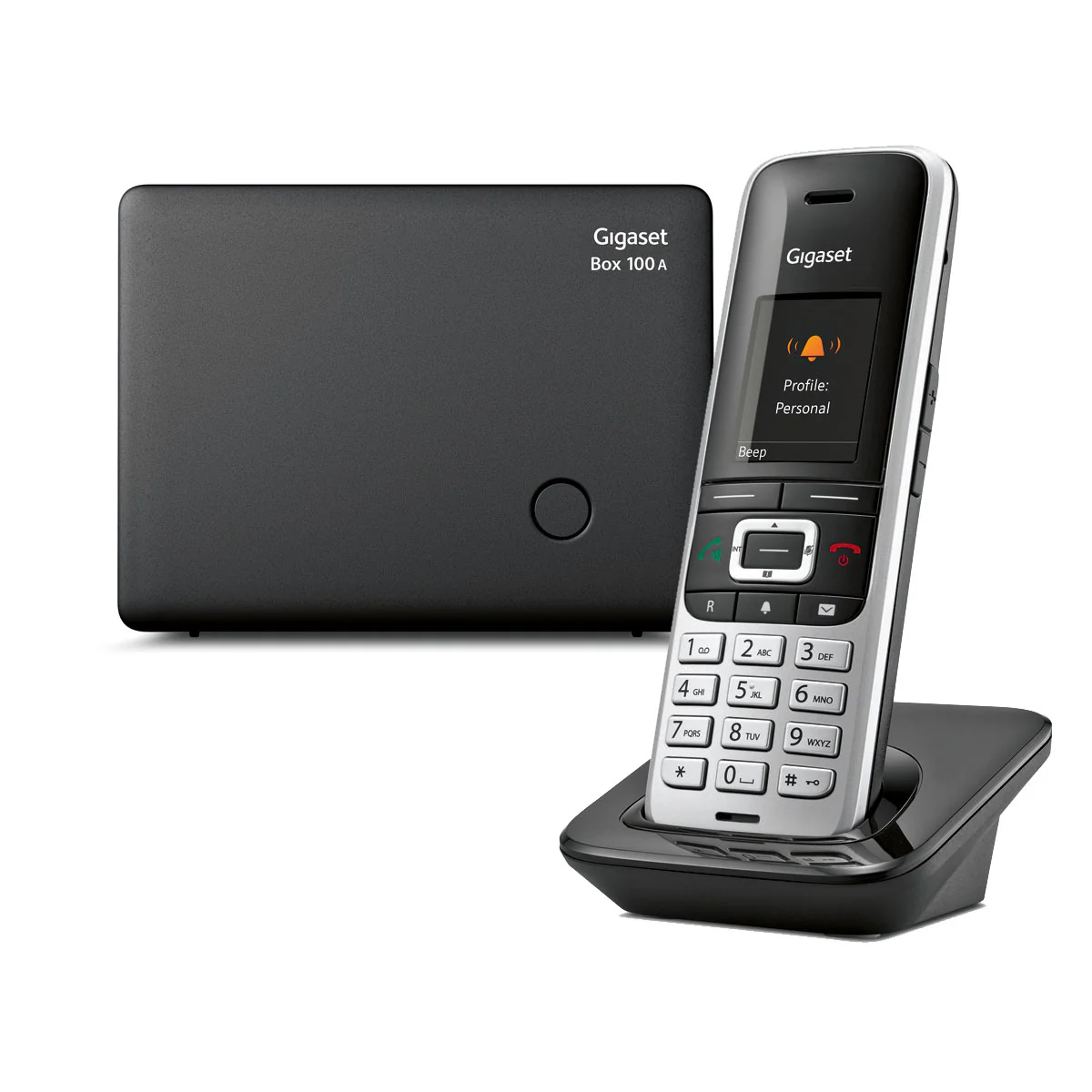 Gigaset Premium 100A Cordless Phone, Single Handset