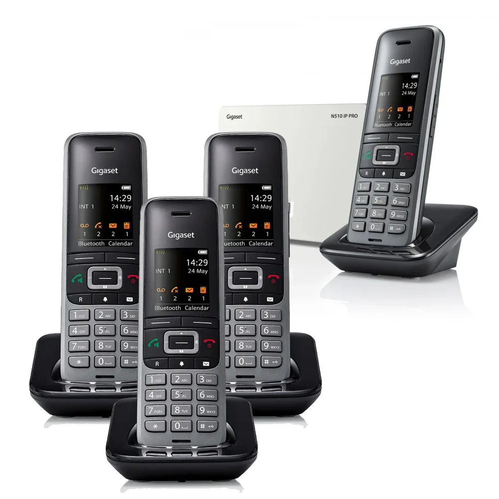 Gigaset S650 VoIP Phone, Quad Handset