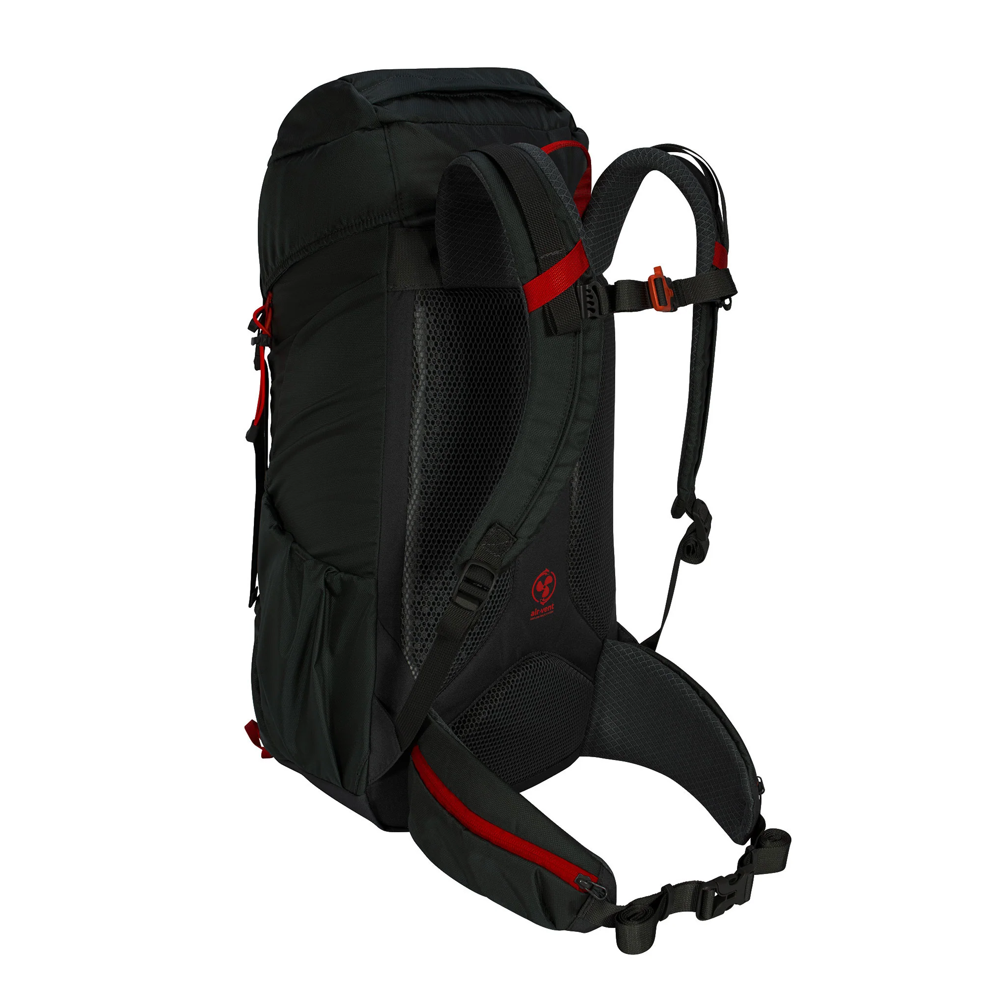 Highlander Ivar 40L Rucksack - Black - Image 3