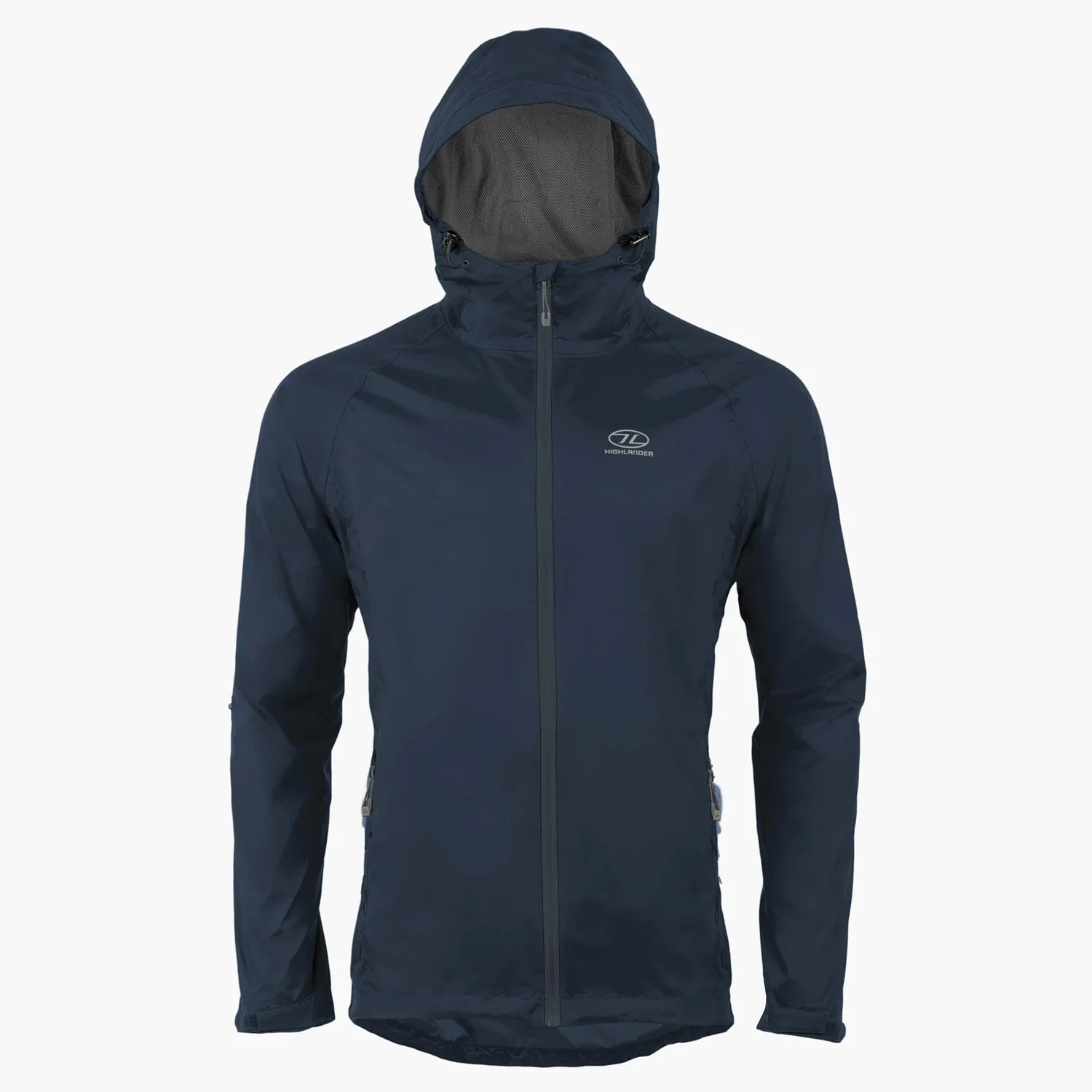 Highlander Men's Stow & Go Pack Away Waterproof Jacket | Navy Blue