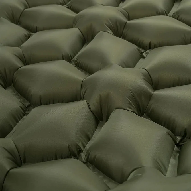 Highlander Nap Pak Inflatable Sleeping Mat - Olive - Image 4