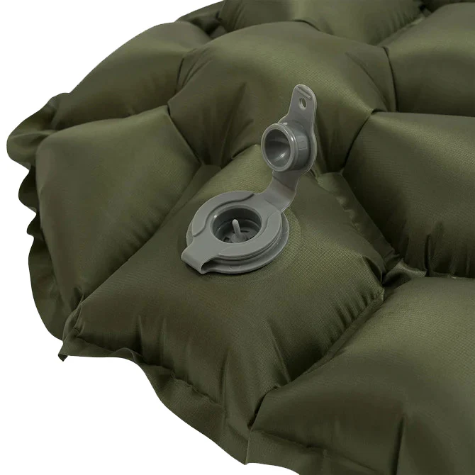 Highlander Nap Pak Inflatable Sleeping Mat - Olive - Image 5