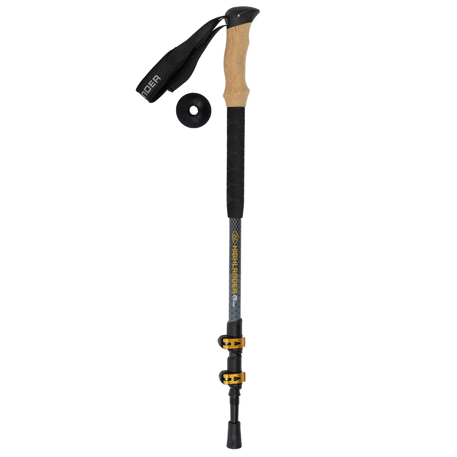 Highlander Skye Carbon Fibre Walking Poles (Pair) - Image 2