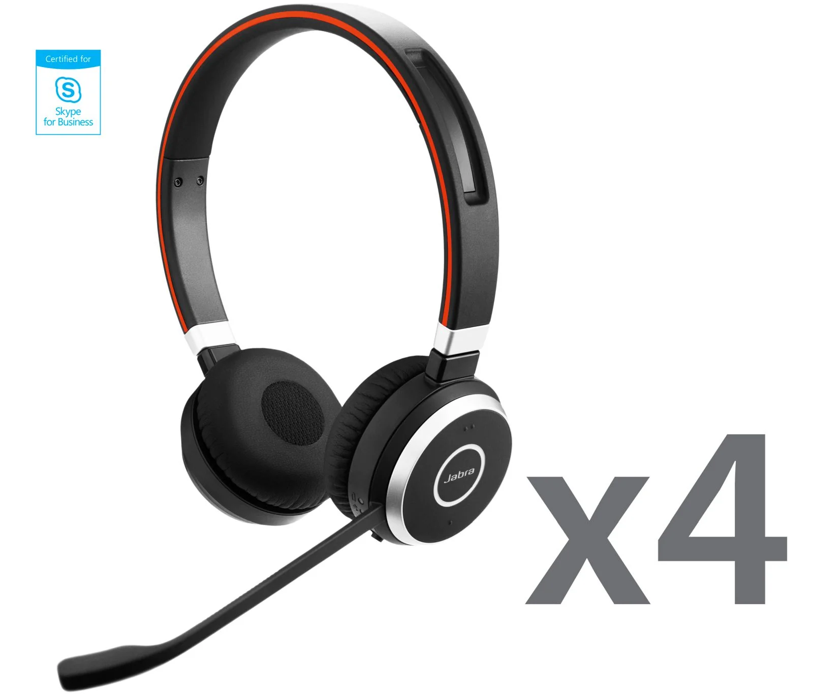 Jabra EVOLVE 65 MS Quad Stereo Wireless Headsets