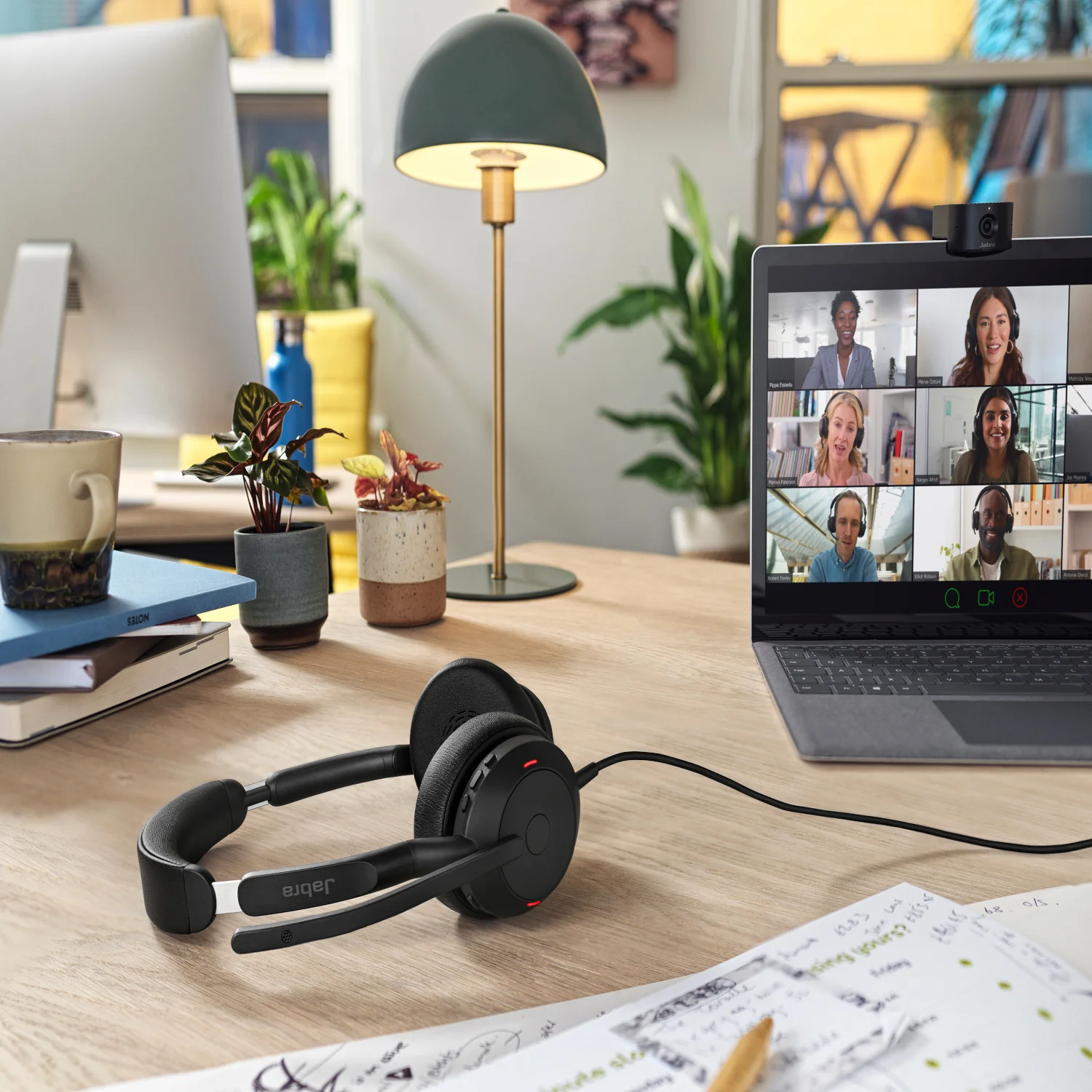 Jabra Evolve2 50 Stereo USB-A MS Corded Headset - Image 4