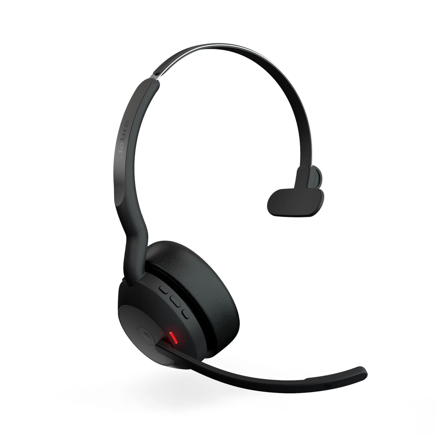 Jabra Evolve2 55 USB-A MS Mono Wireless headset in Black with Jabra Link 380