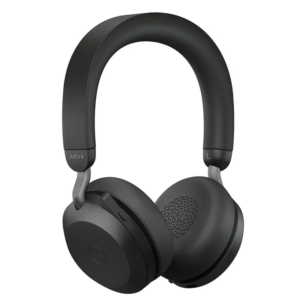 Jabra Evolve2 75 Link380 USB-C UC Stereo Black with charging stand