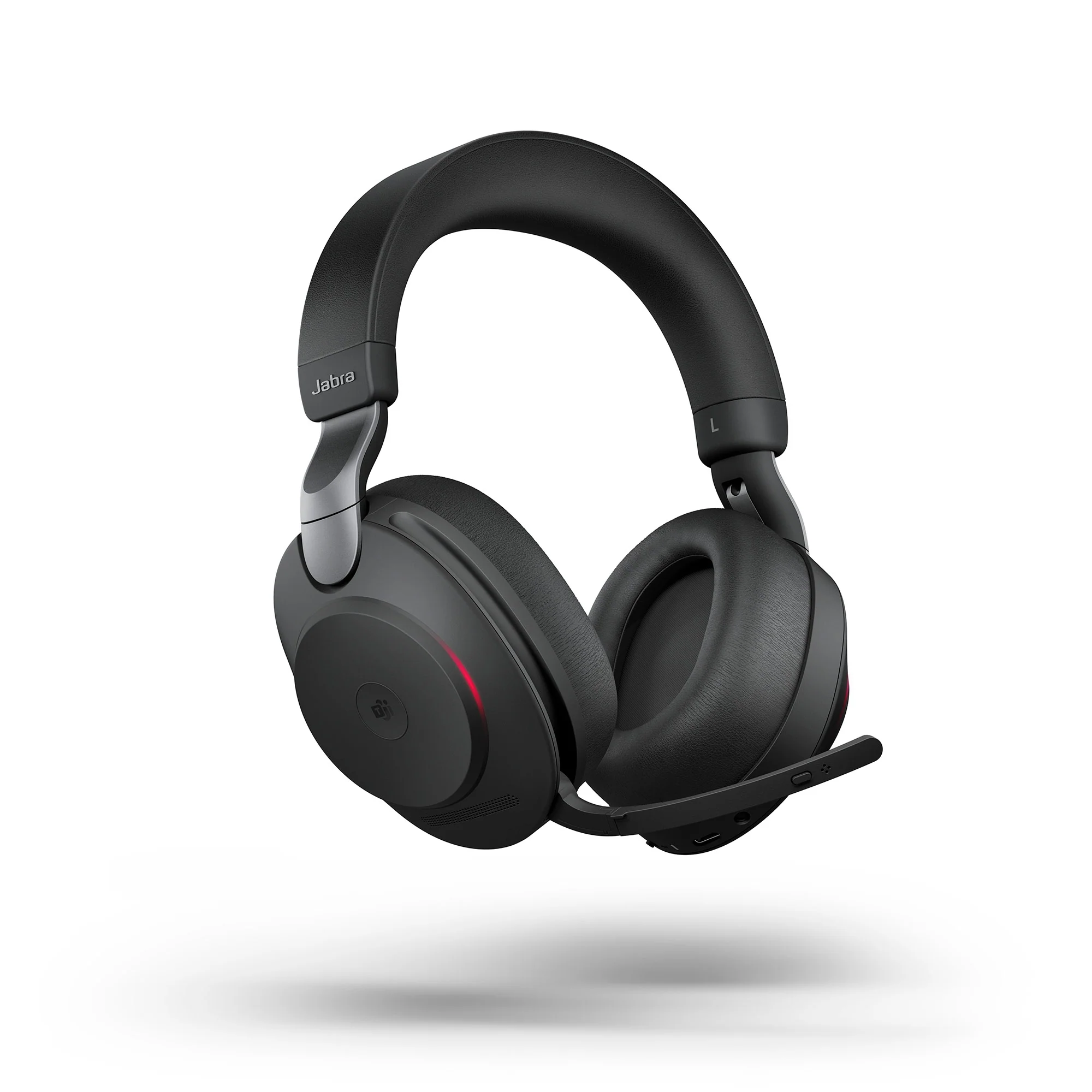 Jabra Evolve2 85 USB-C MS Stereo Wireless Headset in Black with Desk Stand - Image 2