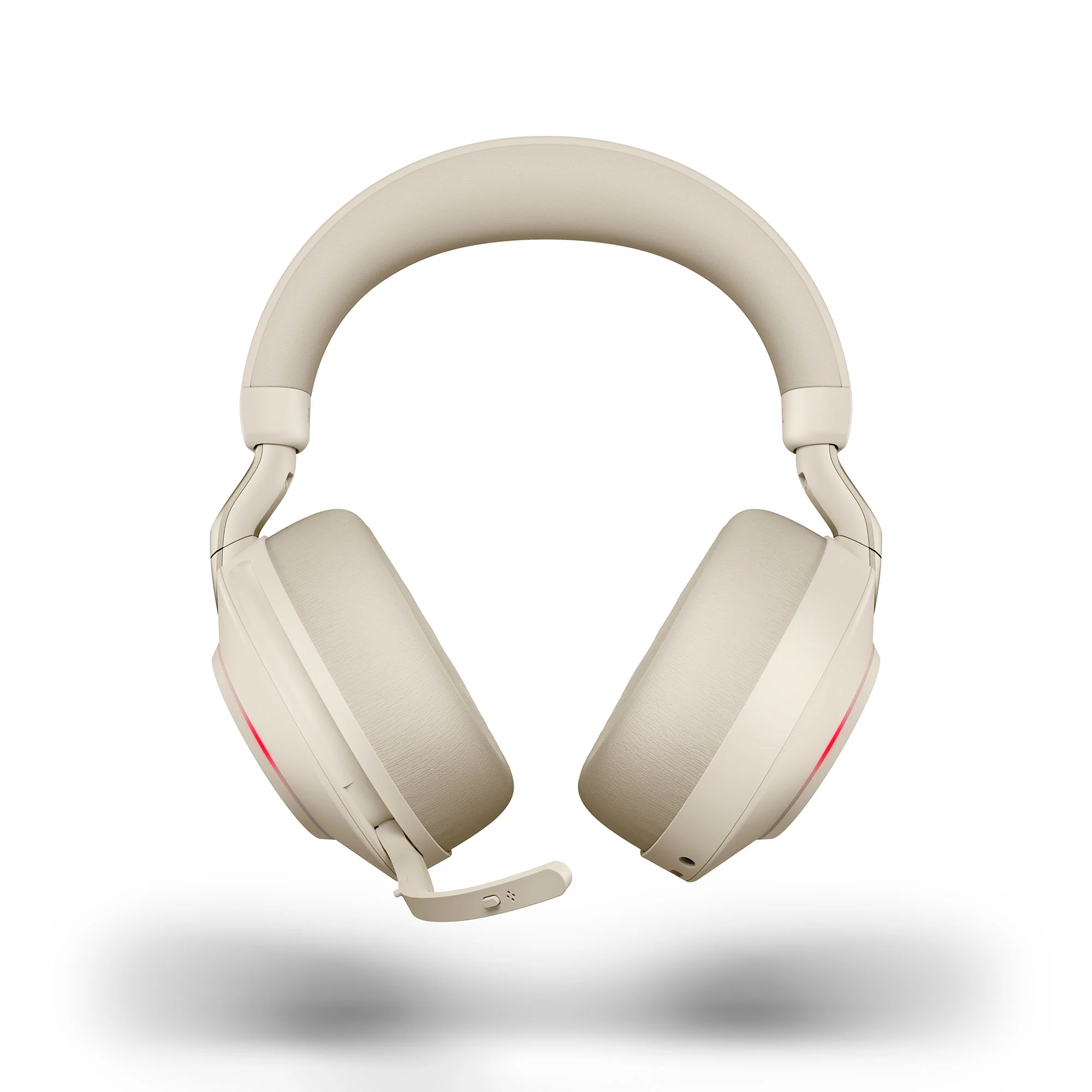 Jabra Evolve2 85 USB-C UC Stereo Wireless Headset in Beige with Jabra Link380 - Image 2