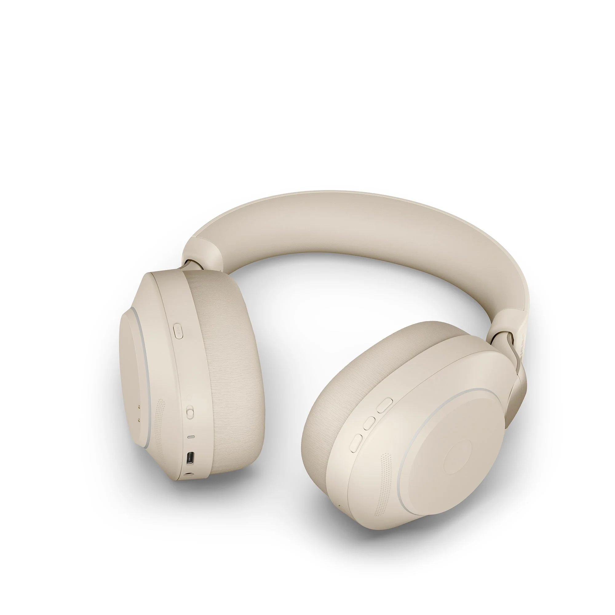 Jabra Evolve2 85 USB-C UC Stereo Wireless Headset in Beige with Jabra Link380 - Image 5