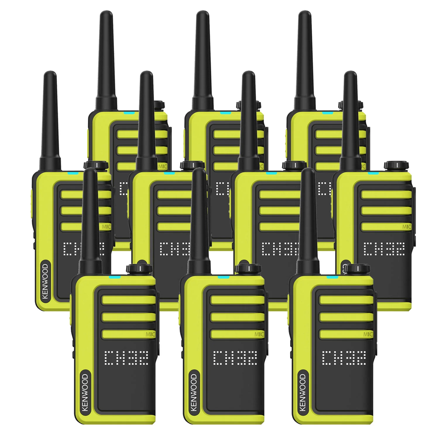 Kenwood UBZ-LJ9SET License-free Walkie Talkies, Eight Pack