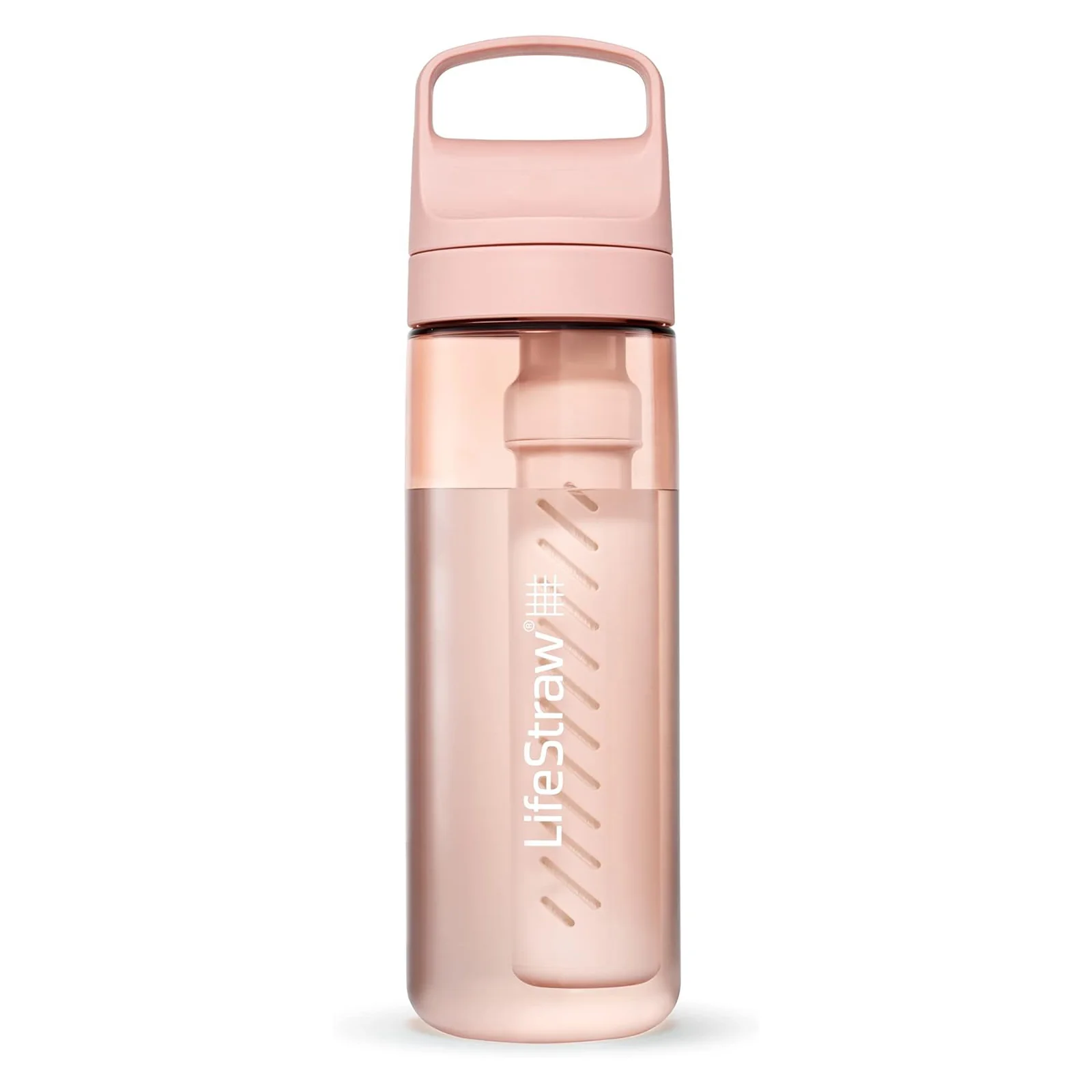 LifeStraw Go 2.0 Water Filter Bottle 650ml - Cherry Blossom Pink