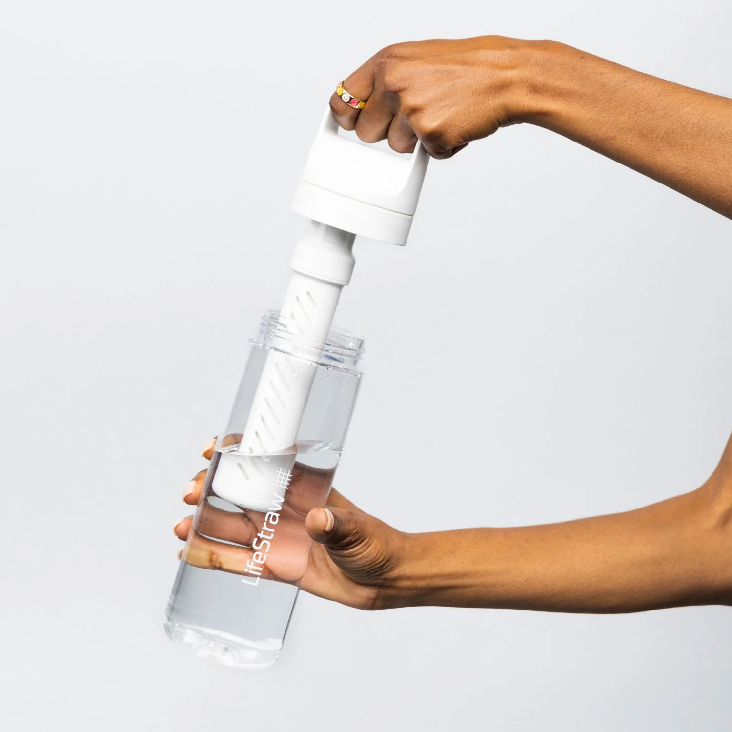 LifeStraw Go 2.0 Water Filter Bottle 650ml - Clear - Image 2