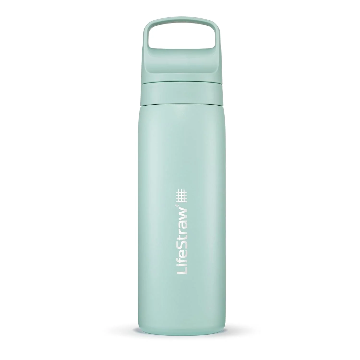 LifeStraw Go Series Stainless Steel Water Filter Bottle 500ml - Seafoam