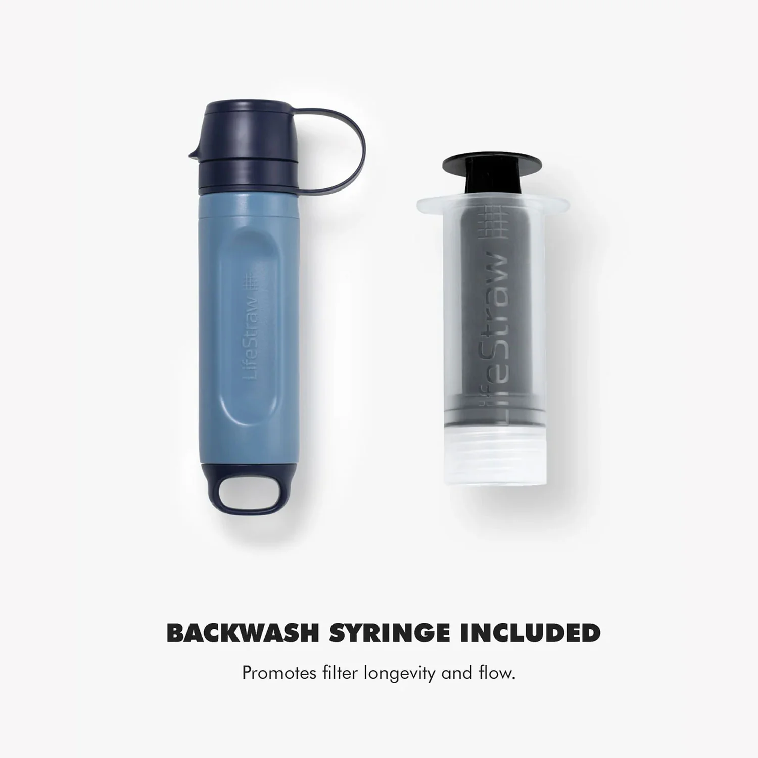 LifeStraw Peak Series Solo Personal Water Filter Straw - Mountain Blue - Image 3
