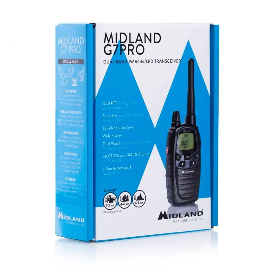 Midland G7 Pro Single Walkie Talkie - Image 4