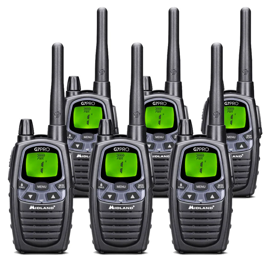 Midland G7 Pro Six Pack Walkie Talkie
