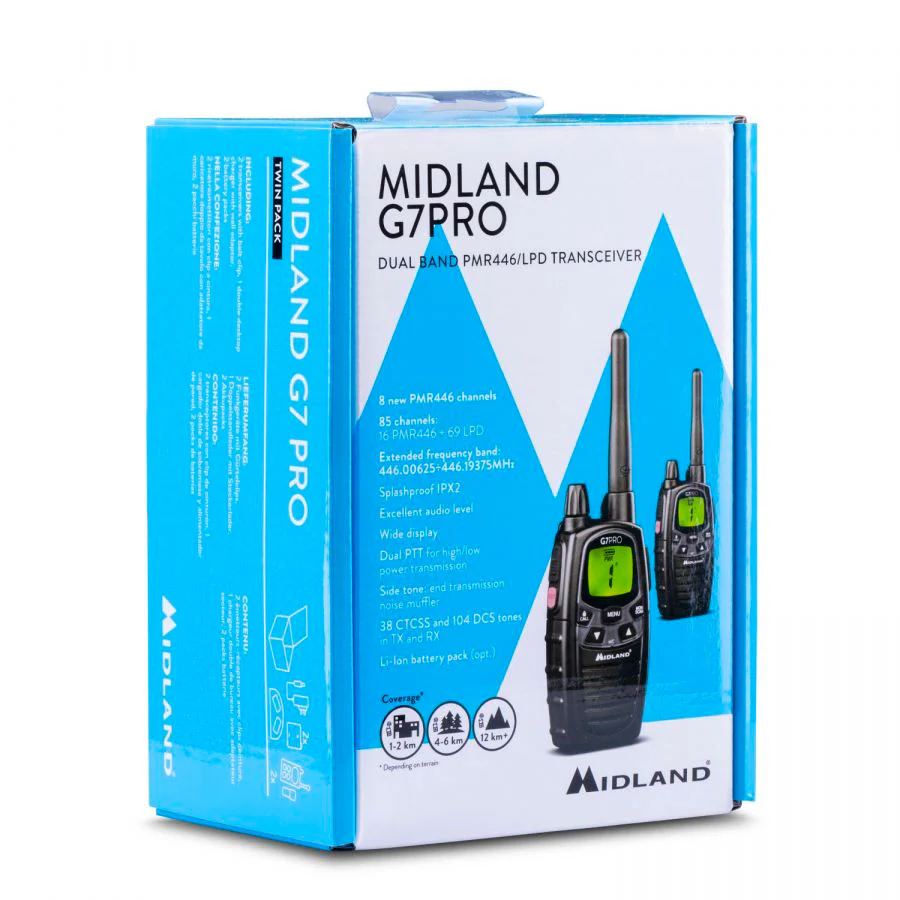 Midland G7 Pro Six Pack Walkie Talkie - Image 6