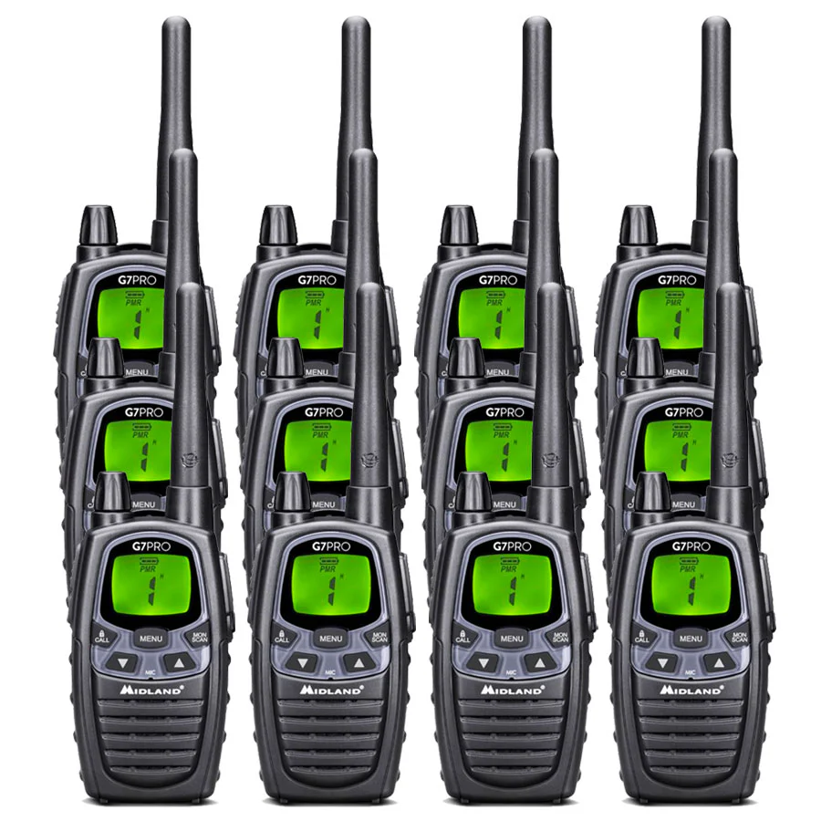 Midland G7 Pro Twelve Pack Walkie Talkie