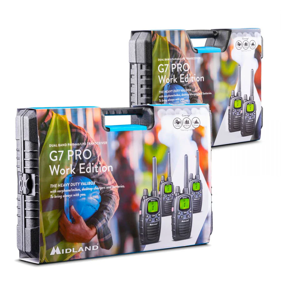 Midland G7 Pro Work Edition Six Pack Two Way Radios - Image 2