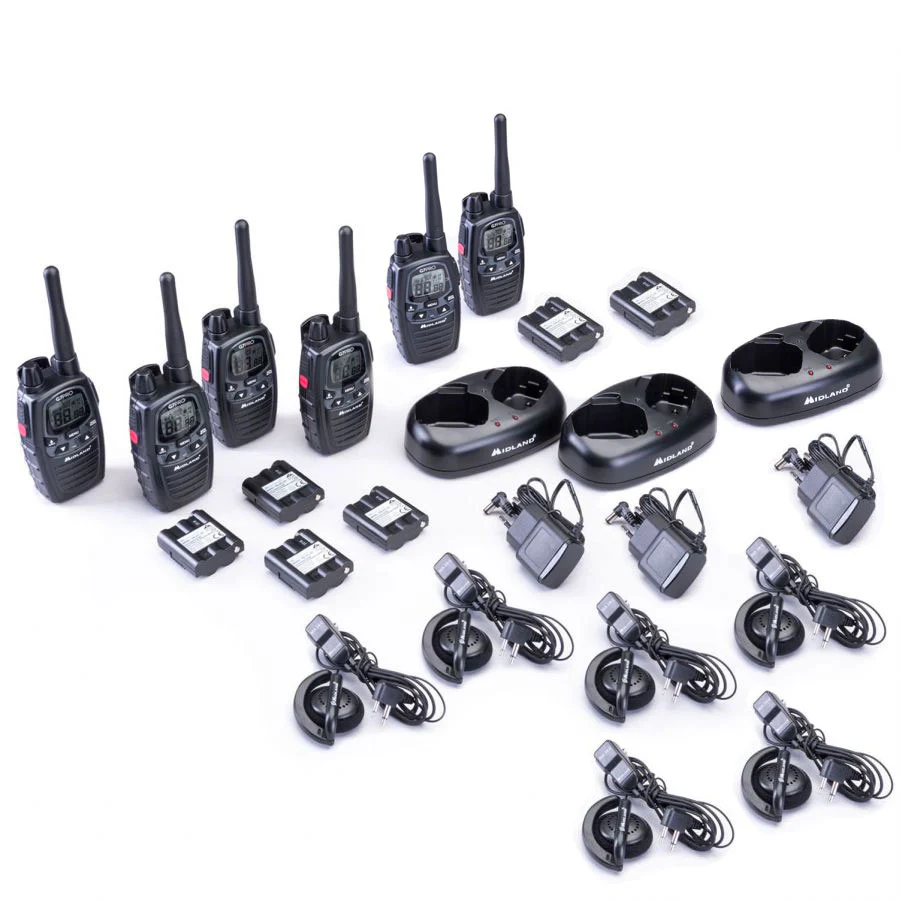 Midland G7 Pro Work Edition Six Pack Two Way Radios - Image 3