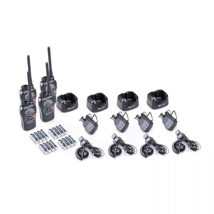 Midland G9 Pro Work Edition Quad Pack Walkie Talkies - Image 5
