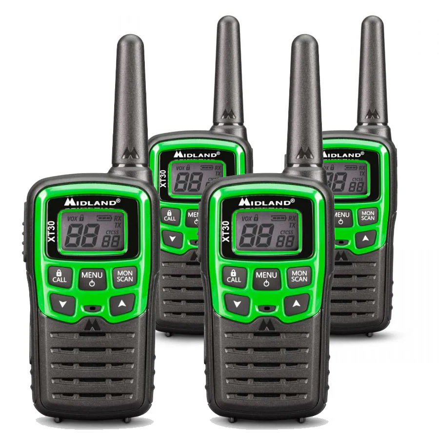 Midland XT30 Quad Walkie Talkies