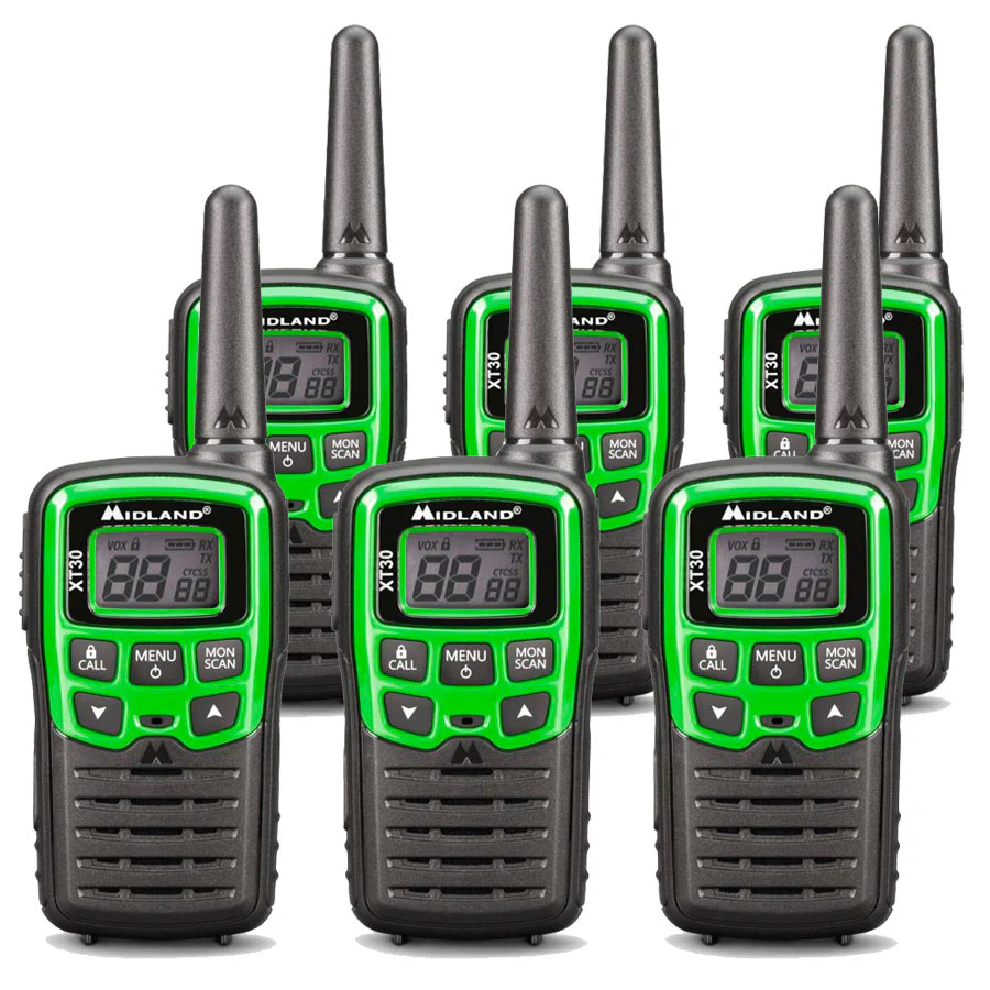 Midland XT30 Six Pack Walkie Talkies