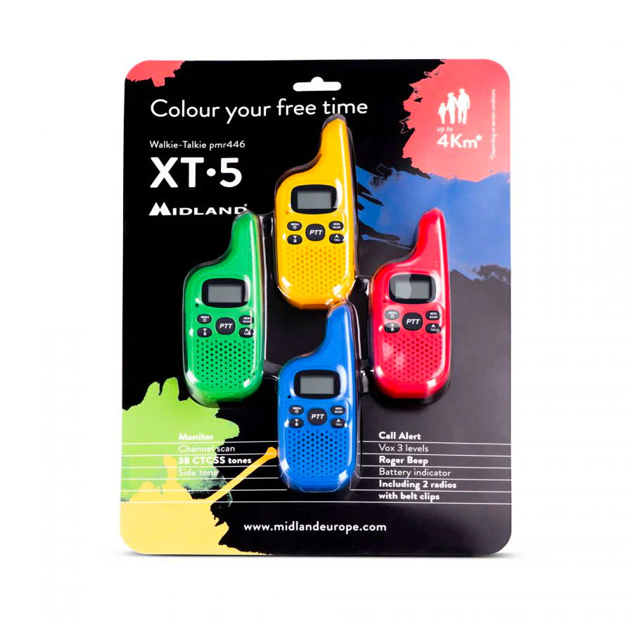 Midland XT5 Quad Walkie Talkies - Image 7