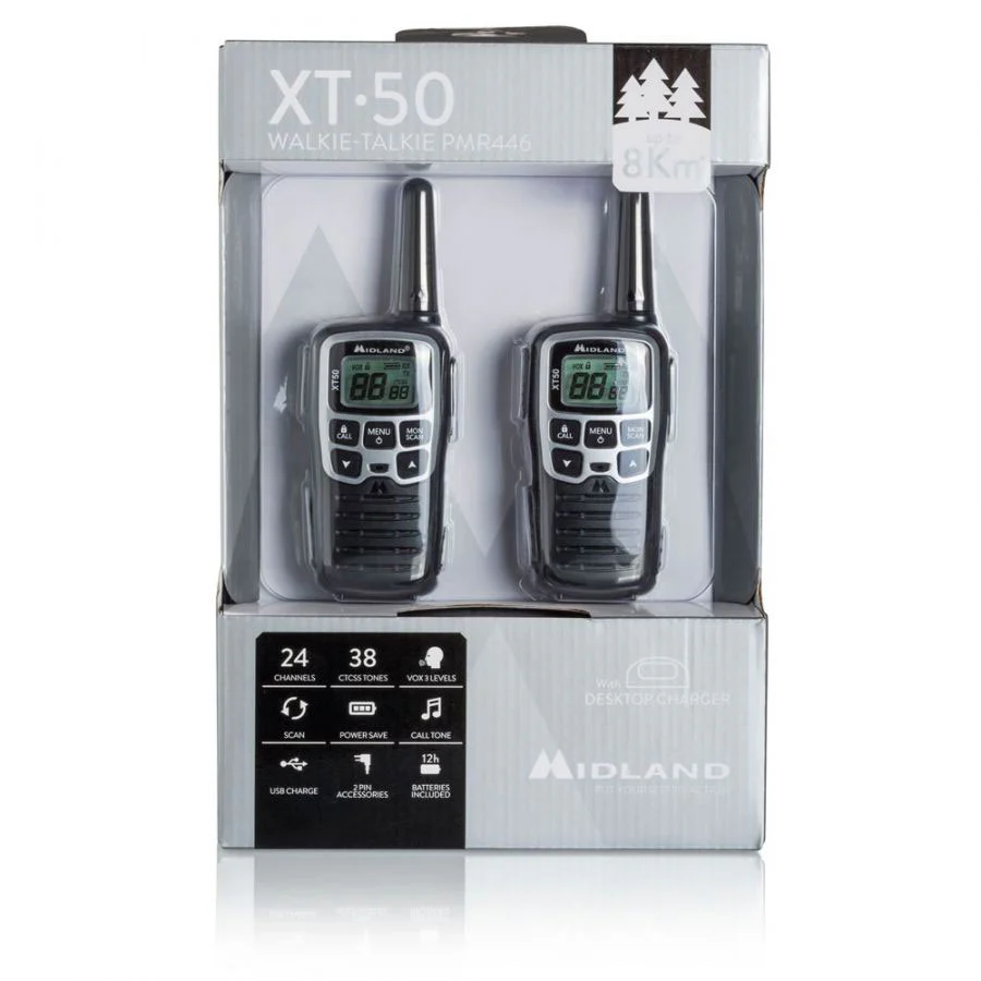 Midland XT50 Quad Pack Walkie Talkies - Image 5