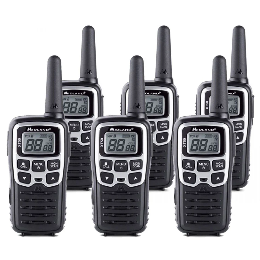 Midland XT50 Six Pack Walkie Talkies