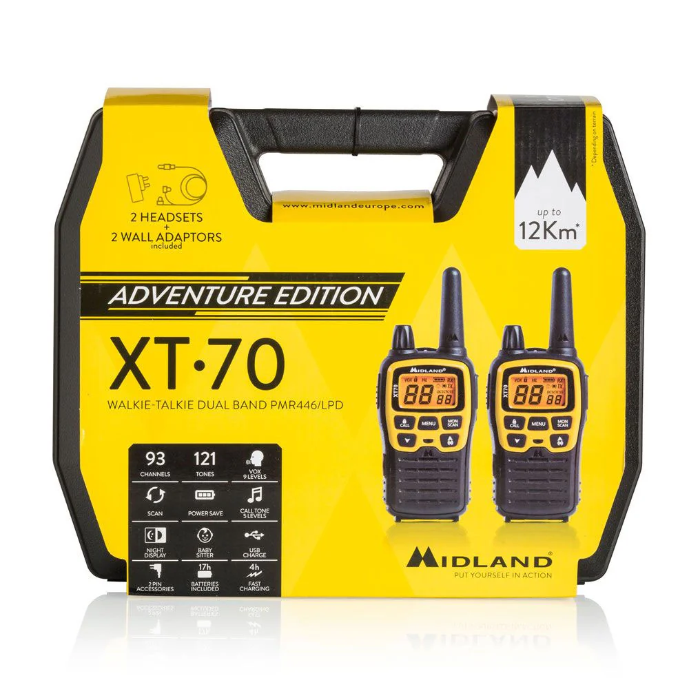 Midland XT70 Adventure Walkie Talkies Ten Pack - Image 5