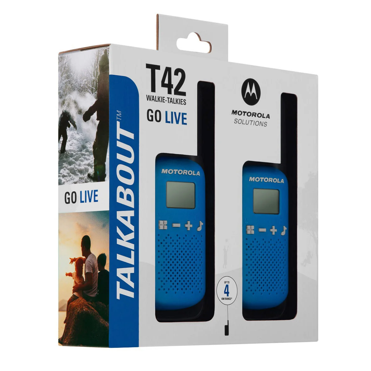 Motorola TALKABOUT T42 Six Pack Two-Way Radios in Blue - Image 5