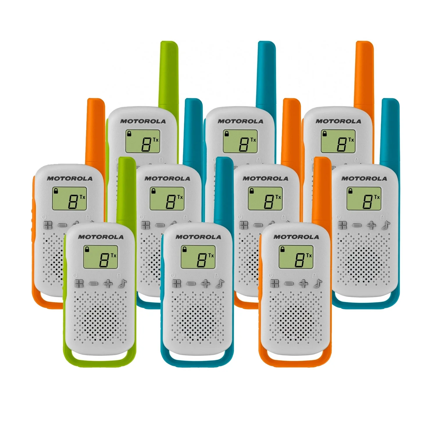 Motorola TALKABOUT T42 Ten Pack Walkie Talkies