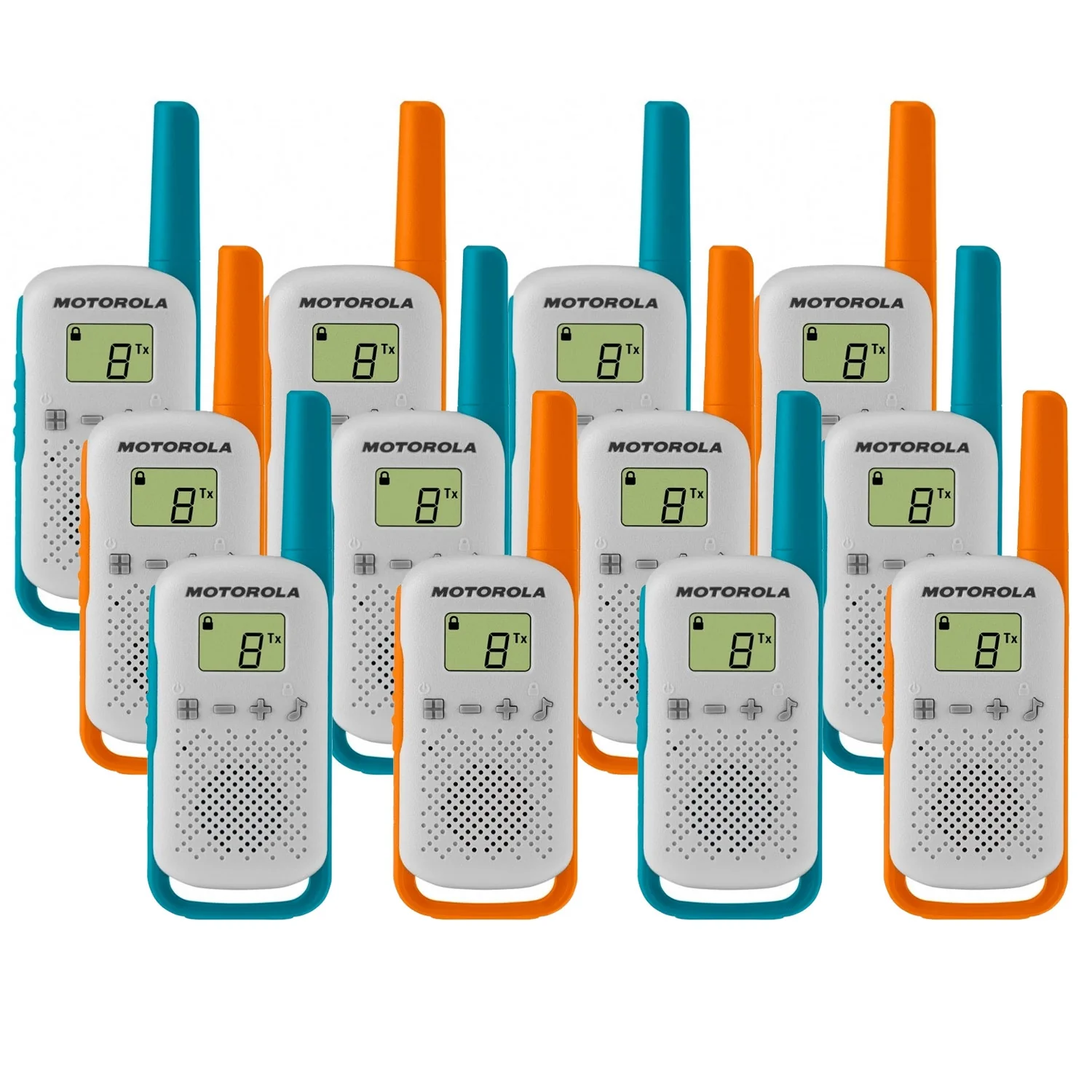 Motorola TALKABOUT T42 Twelve Pack Walkie Talkies