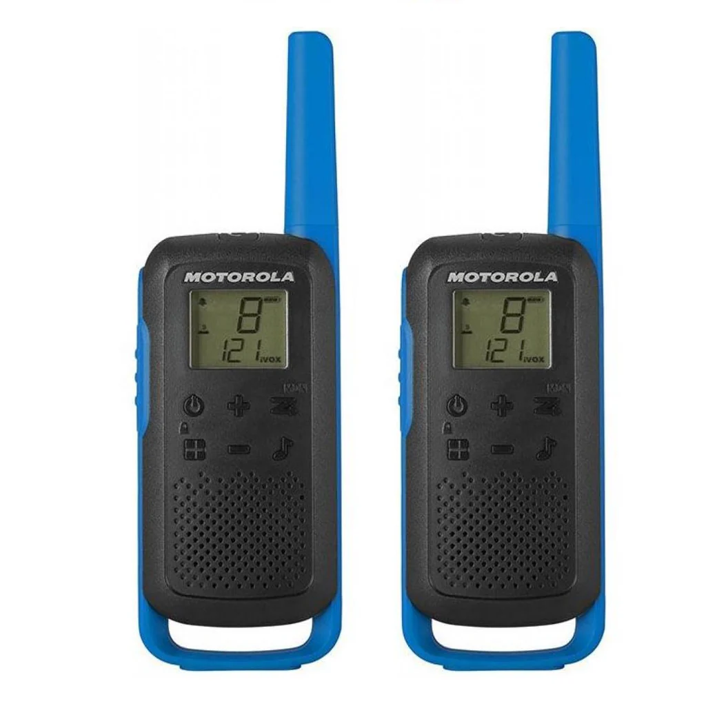 Motorola TALKABOUT T62 Twin Pack Walkie Talkies in Blue - Image 2