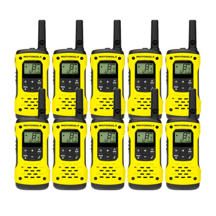 Motorola TLKR T92 Ten Pack License-Free Walkie Talkies