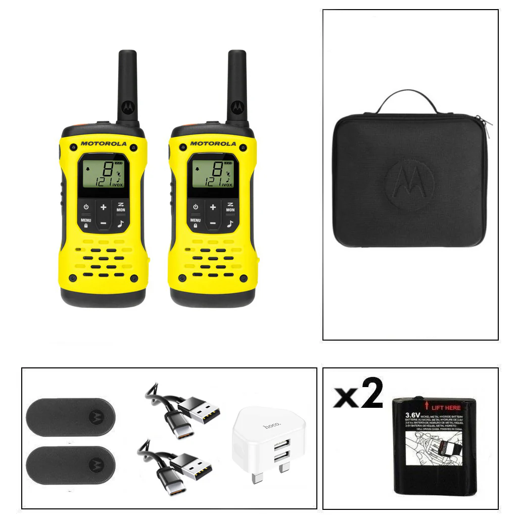 Motorola TLKR T92 License-Free Walkie Talkies, Twin Pack - Image 8