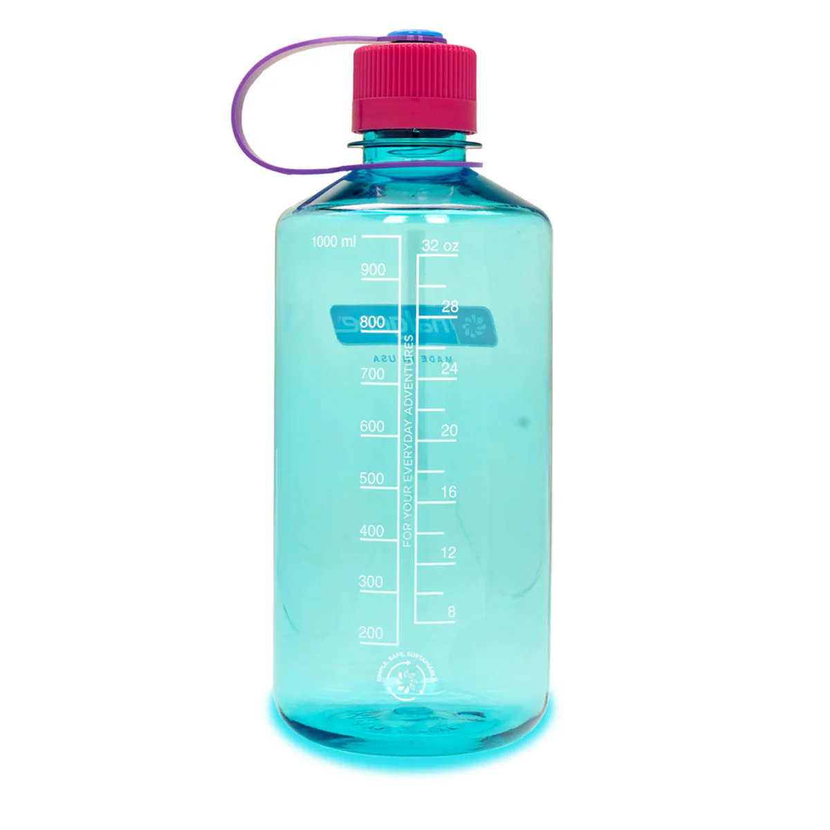 Nalgene Narrow Mouth 1L Tritan Sustain Water Bottle - Surfer - Image 2