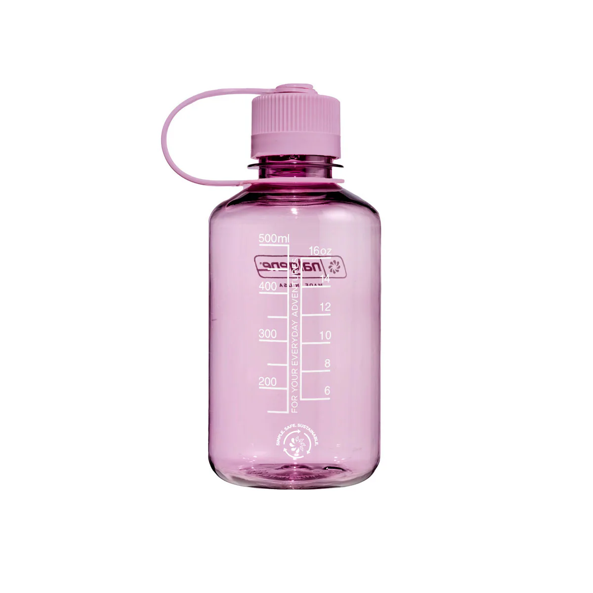 Nalgene Narrow Mouth 500ml Tritan Sustain Water Bottle - Cherry Blossom Monochrome - Image 2