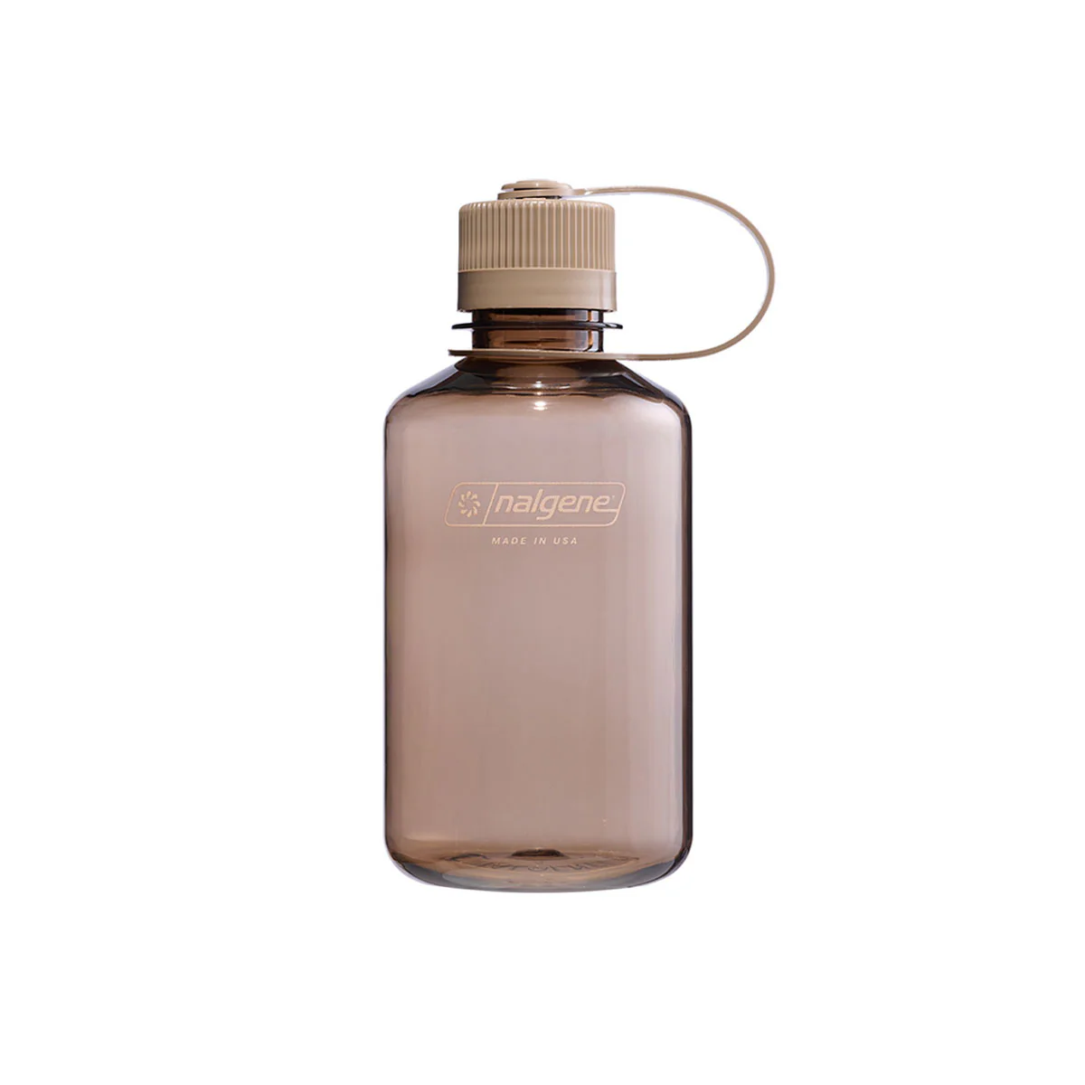 Nalgene Narrow Mouth 500ml Tritan Sustain Water Bottle - Mocha Monochrome