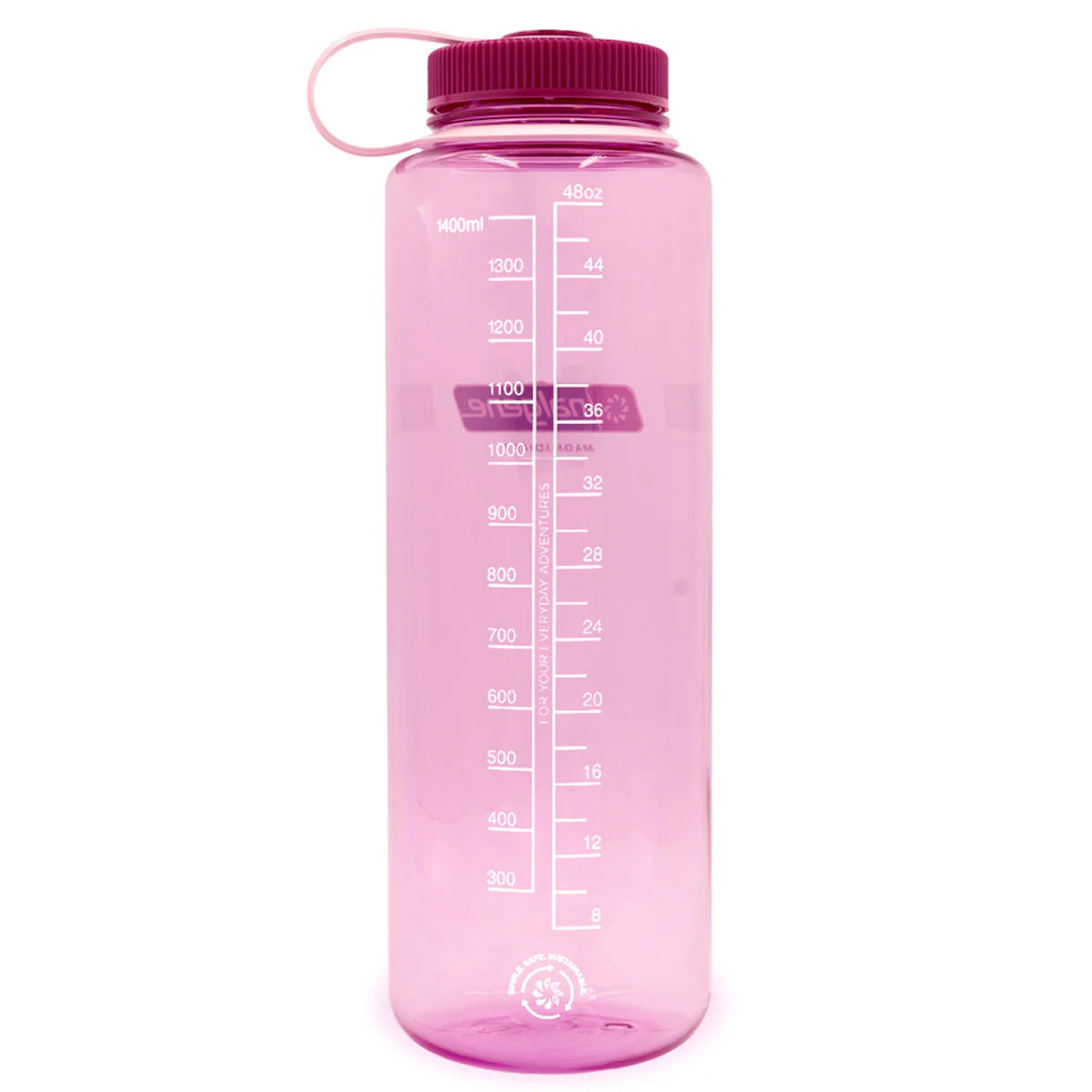 Nalgene Wide Mouth 1.5L Silo Tritan Sustain Water Bottle - Cosmo - Image 2