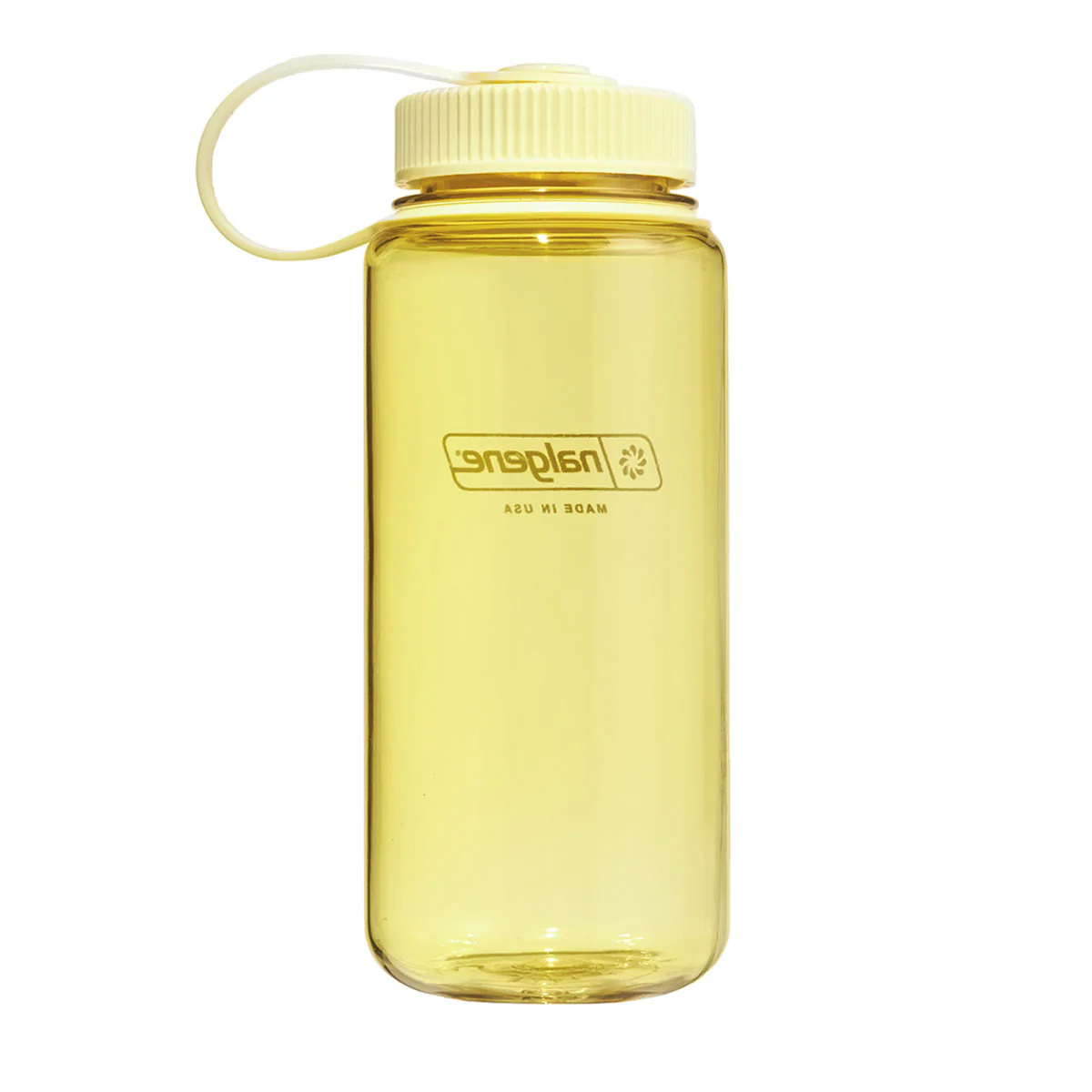 Nalgene Wide Mouth 1L Tritan Sustain Water Bottle - Butter Monochrome - Image 2
