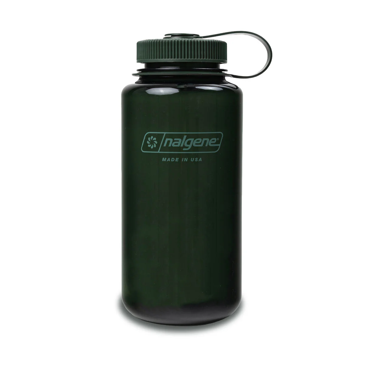 Nalgene Wide Mouth 1L Tritan Sustain Water Bottle - Jade Monochrome