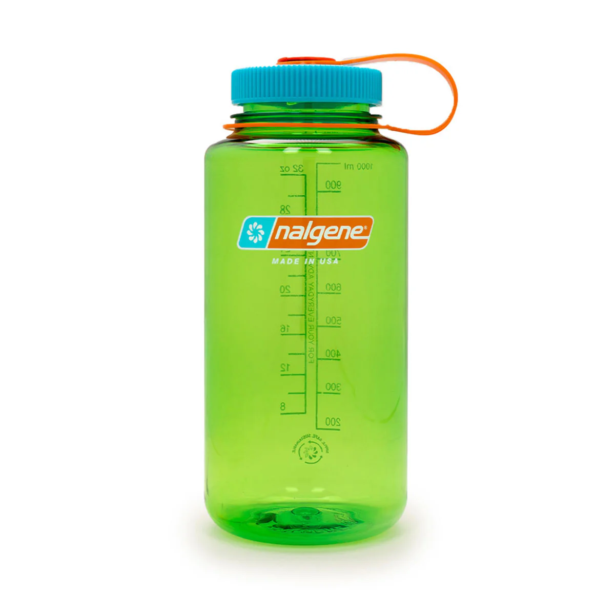 Nalgene Wide Mouth 1L Tritan Sustain Water Bottle - Pear