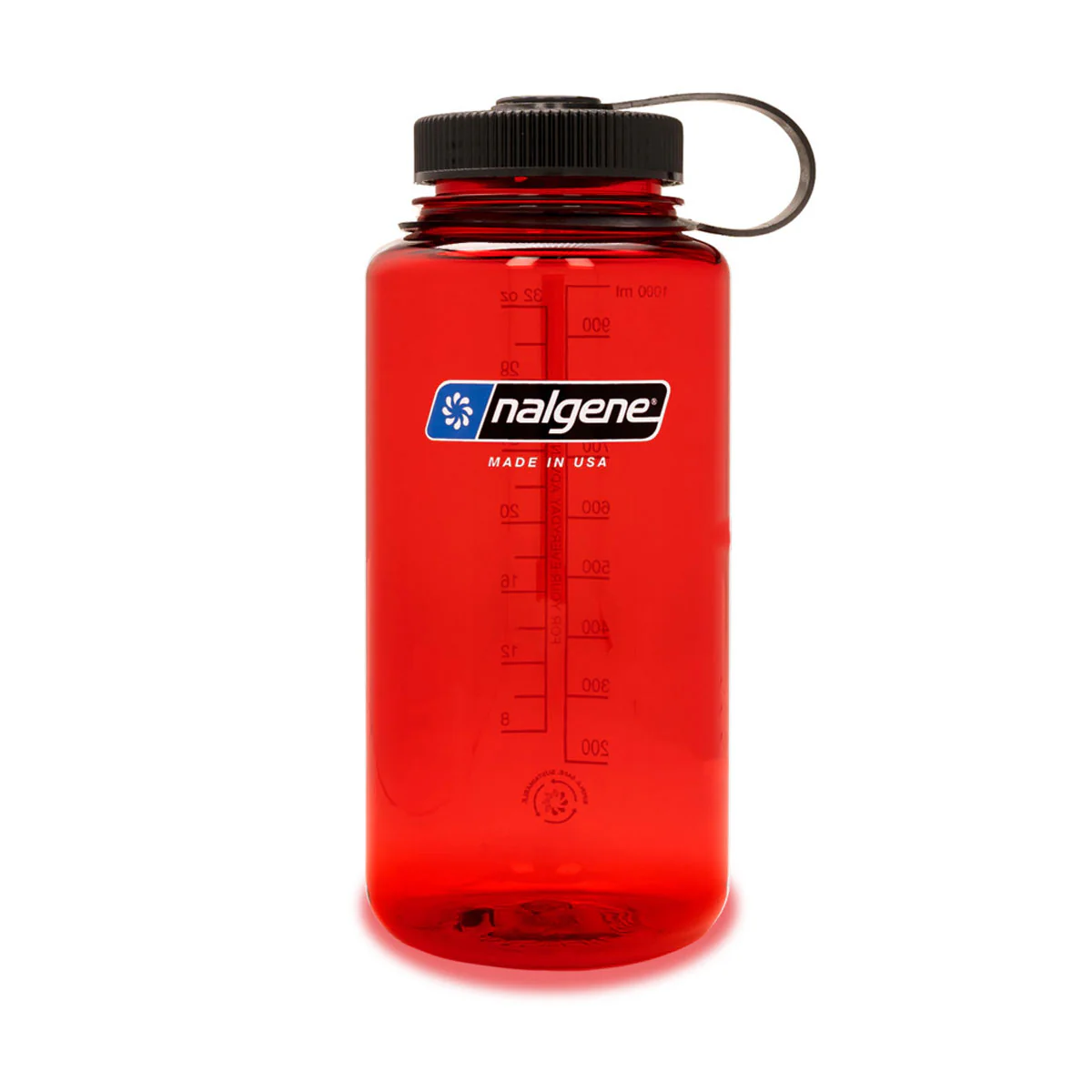 Nalgene Wide Mouth 1L Tritan Sustain Water Bottle - Red