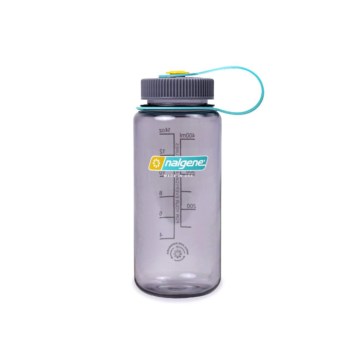 Nalgene Wide Mouth 500ml Tritan Sustain Water Bottle - Aubergine