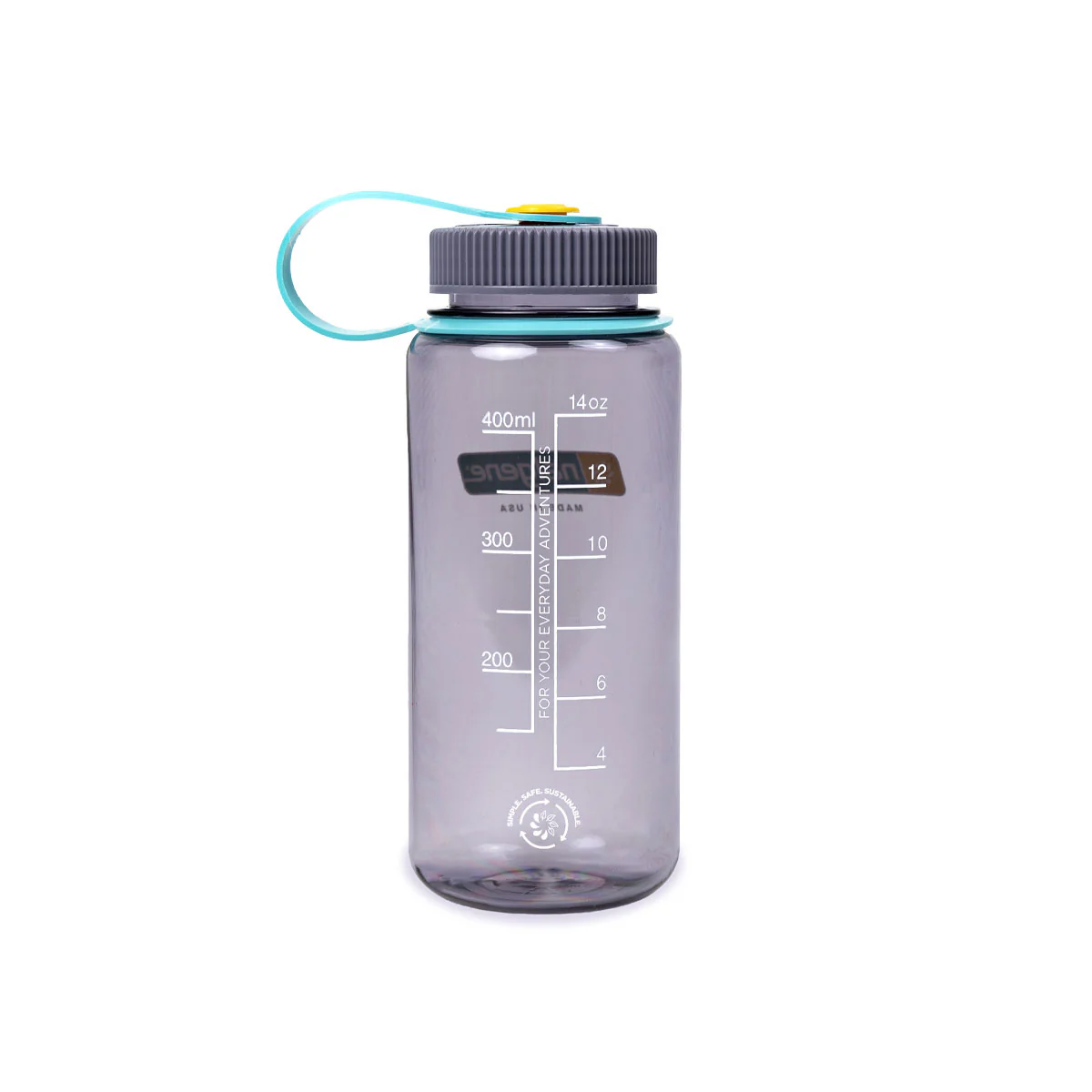 Nalgene Wide Mouth 500ml Tritan Sustain Water Bottle - Aubergine - Image 2