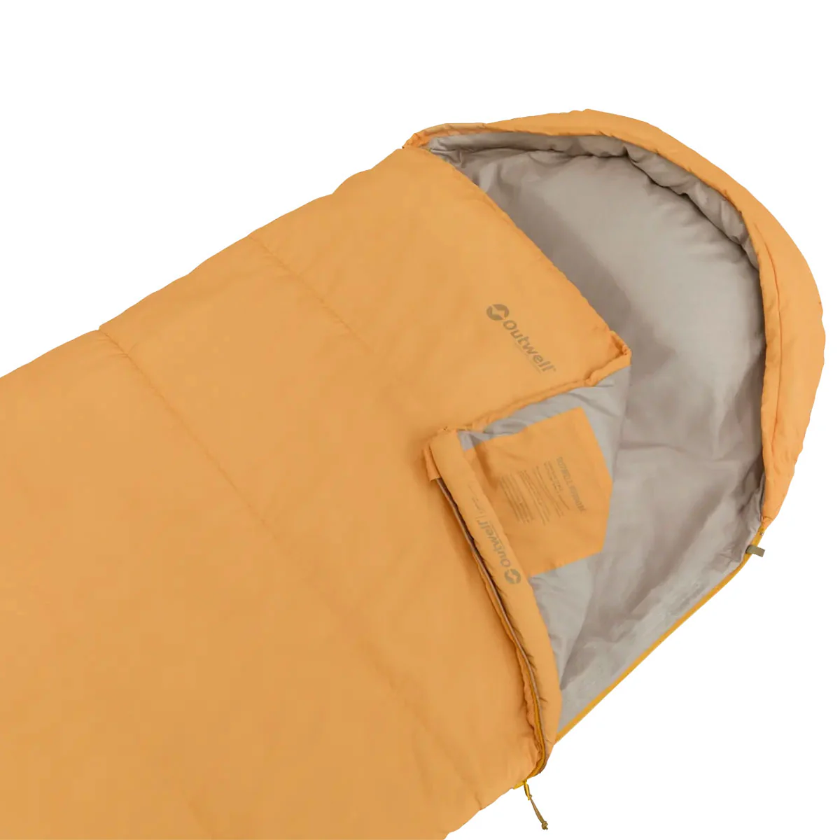Outwell Campion Prime Sleeping Bag - Yellow - Image 3
