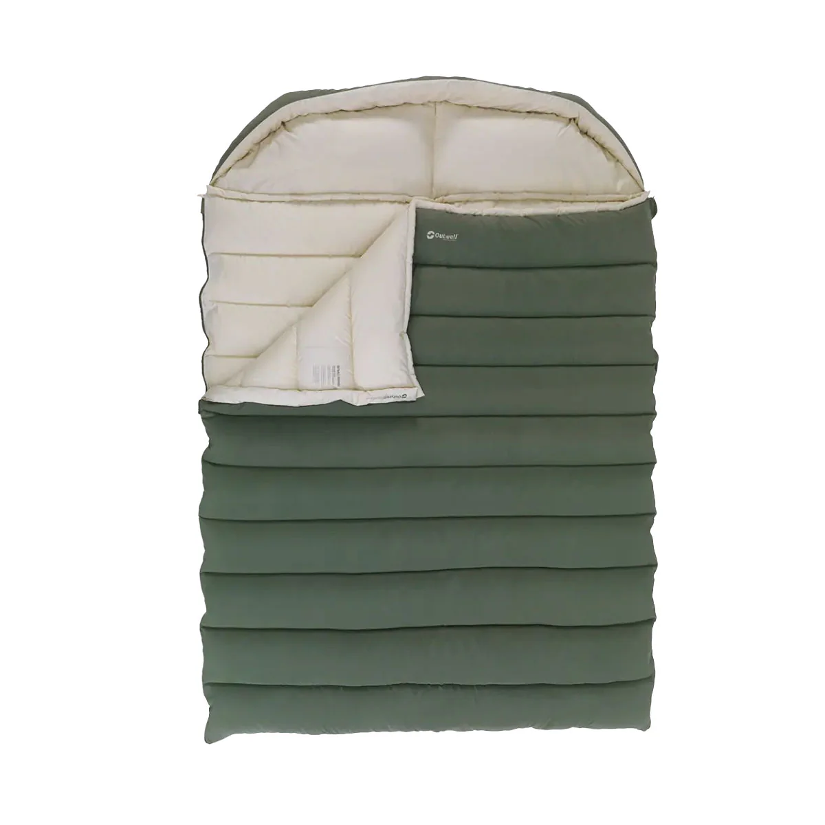 Outwell Constellation Lux Double Sleeping Bag - Green - Image 2